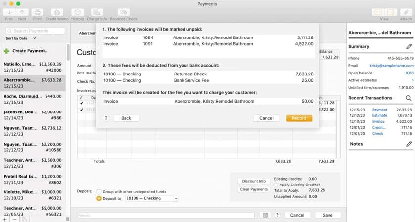 convert estimate to invoice on quickbooks for mac